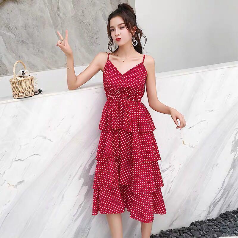 Red polka hotsell dot summer dress