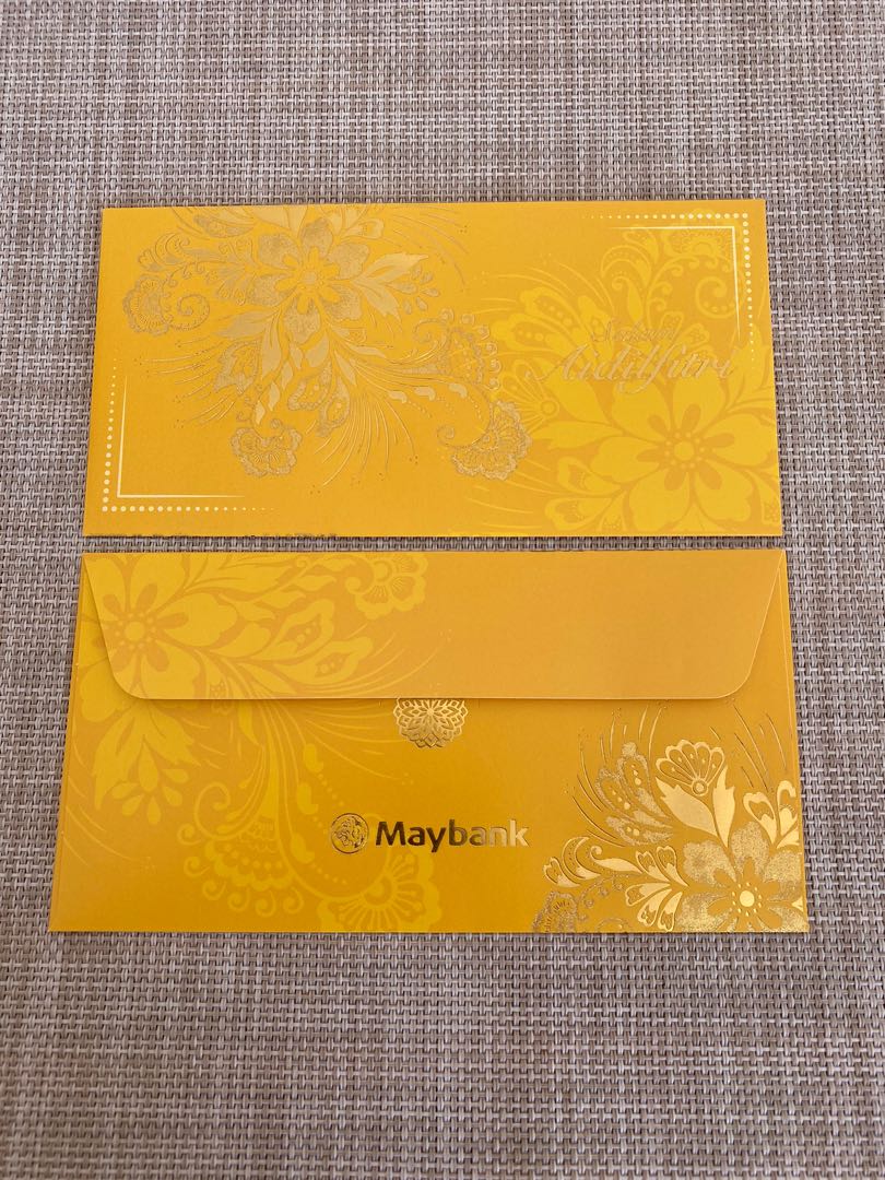 Sampul Duit Raya - Maybank, Design & Craft, Others on Carousell