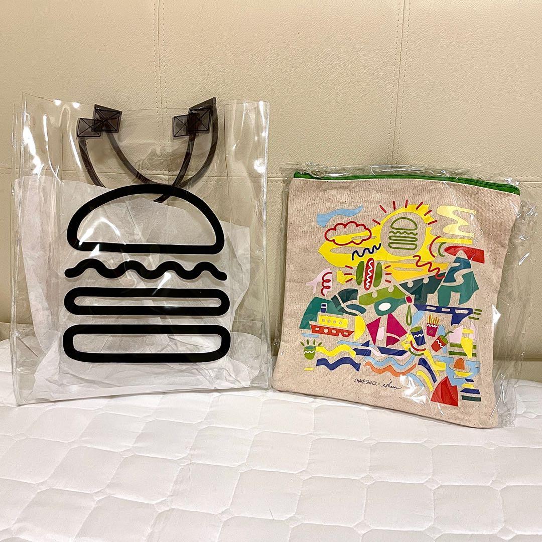 Shake shack burger bag & clutch set, Women's Fashion, Bags & Wallets