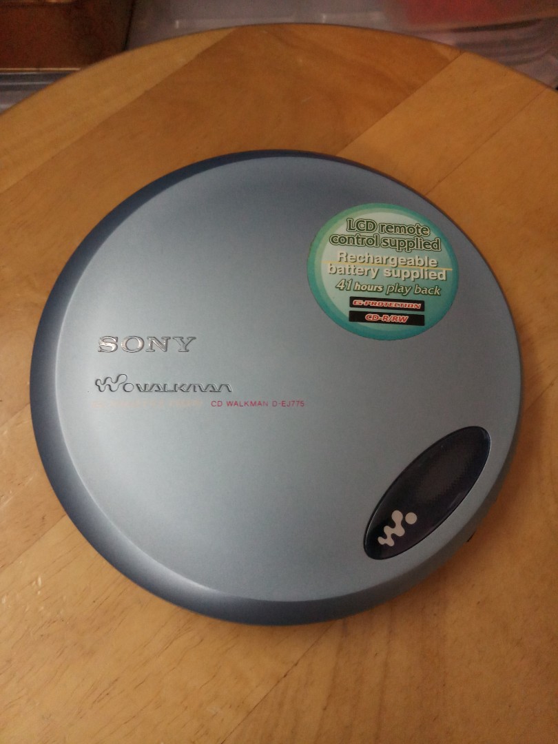 SONY D-EJ775 DISCMAN WALKMAN CD PLAYER 全正常, 音響器材, 可攜式 