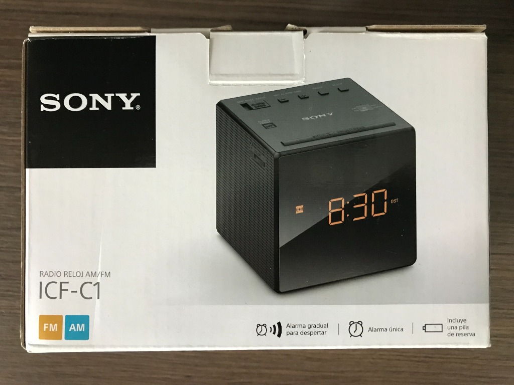Sony Radio Clock Model ICFC1, Electronics, Audio on Carousell