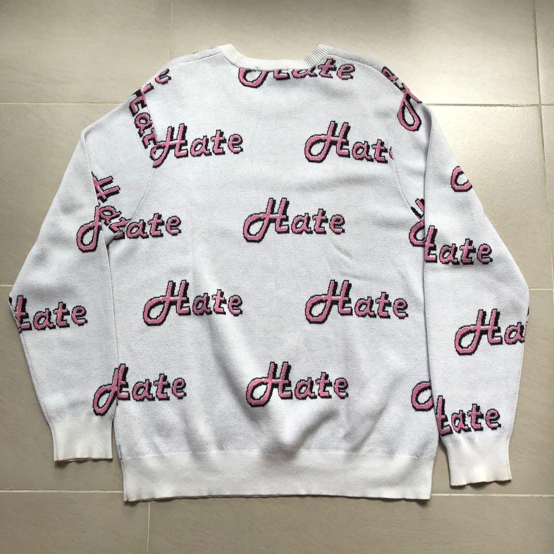 Supreme hate sweater top