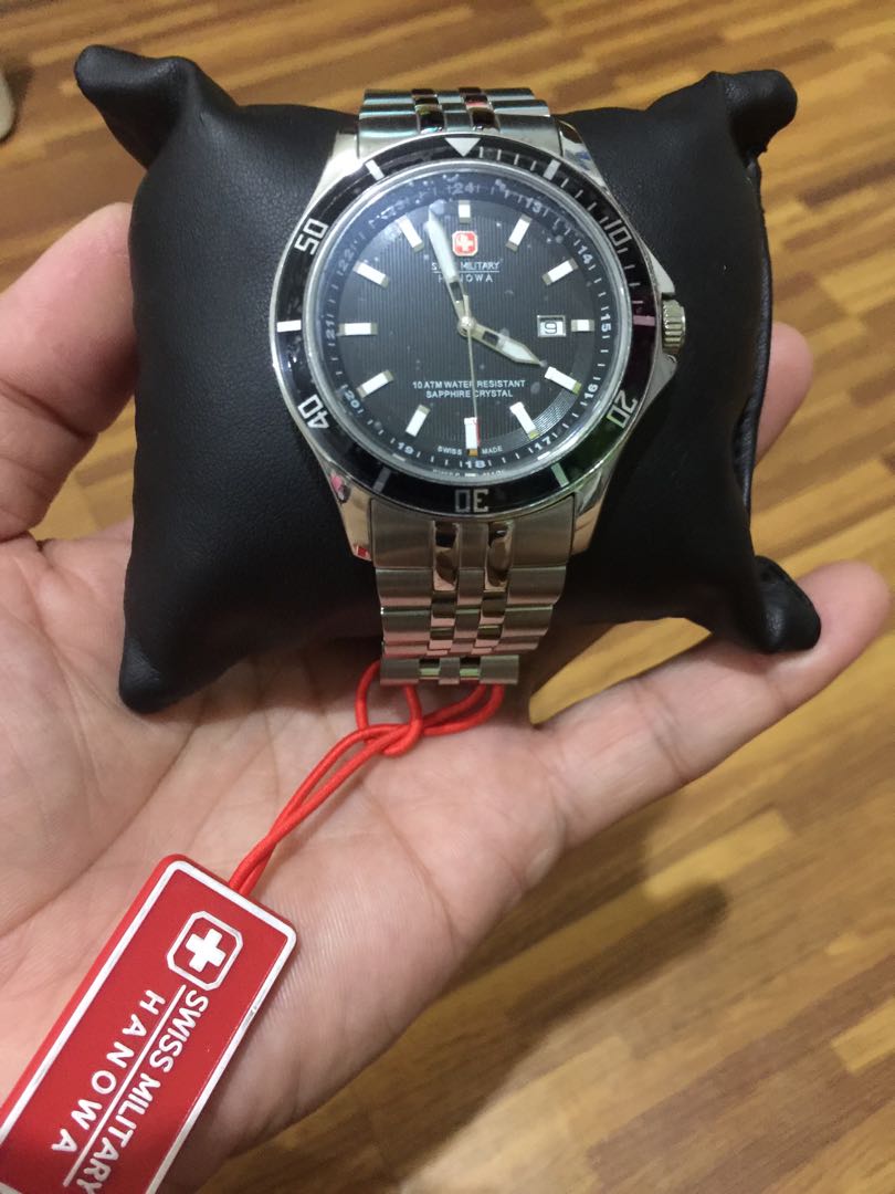 Swiss military hanowa 10 online atm sapphire