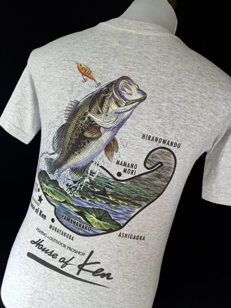 T shirt Vintage Fishing fish Bass