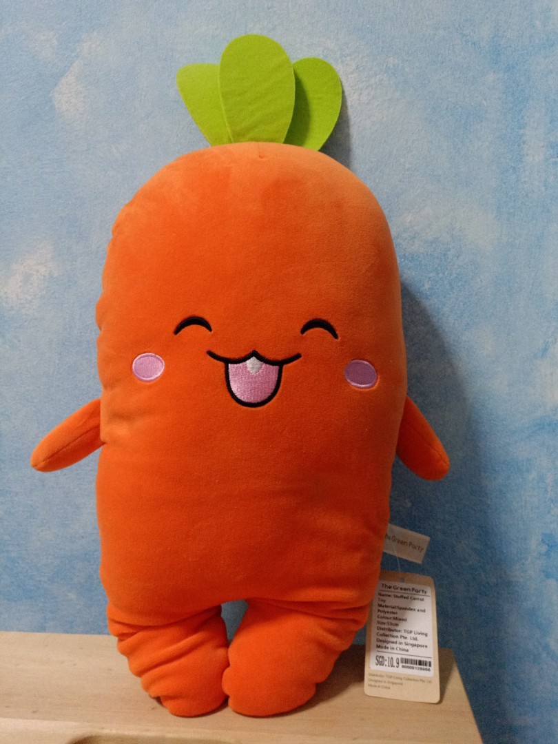 stuffed carrot plush