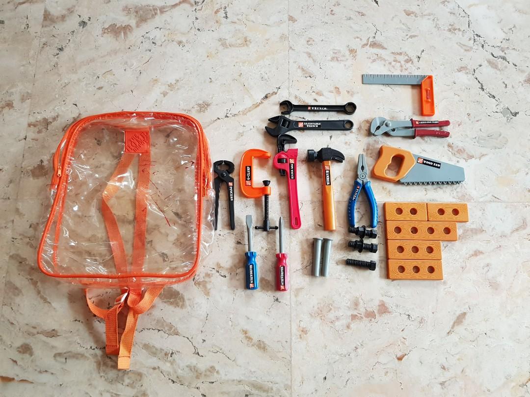 The Home Depot Tools Toy Set Hobbies Toys Toys Games on