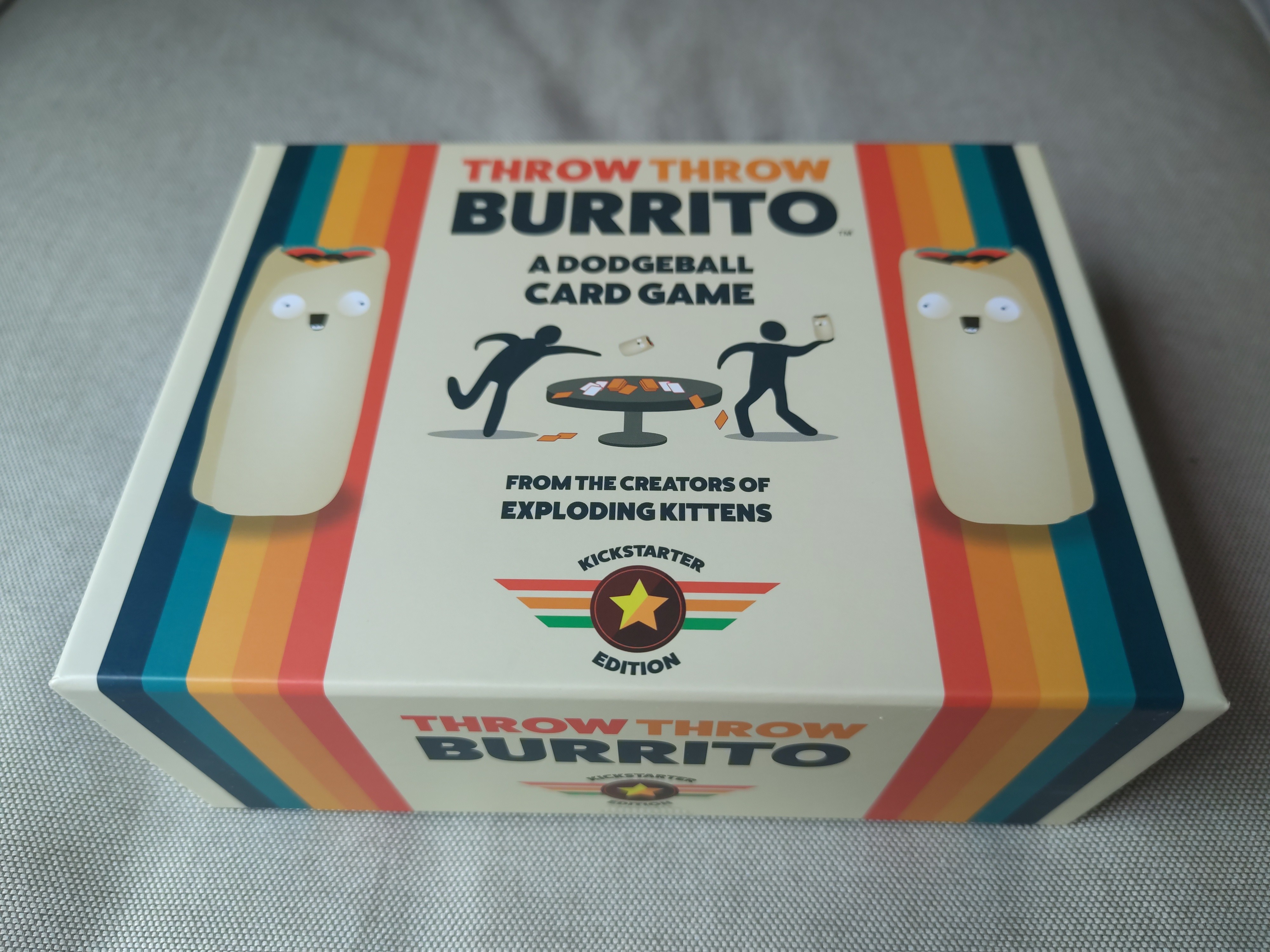 Throw throw burrito kickstarter limited edition card game, Hobbies & Toys,  Toys & Games on Carousell