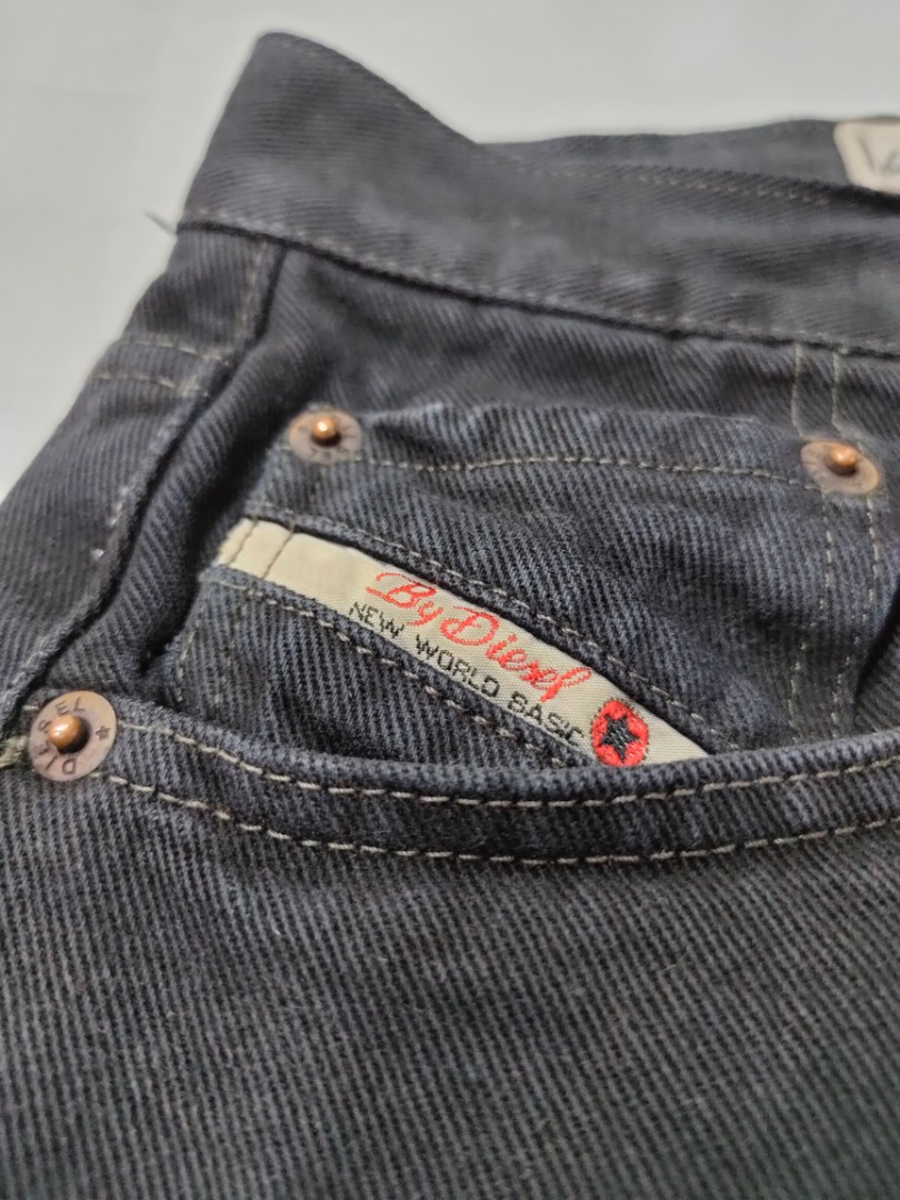 Vintage Diesel Black Jeans, Men's Fashion, Bottoms, Jeans on Carousell