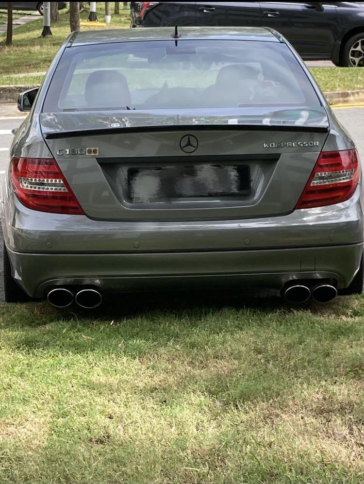 Mercedes c180 kompressor top exhaust