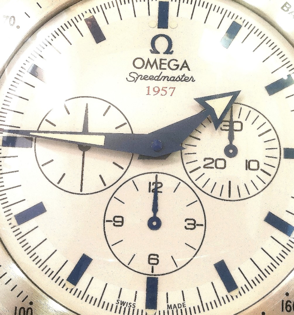 Omega speedmaster wall clock top
