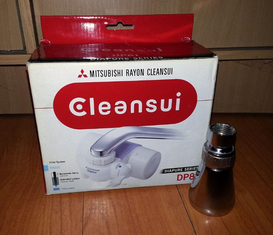 Water faucet Filter (Category: Water Purifiers & Dispensers) located in Caloocan City. Submitted by mack.bay (Listing ID 1065769780, Image 1). Description: Cleansui Diapure Faucet Filter by Mitsubishi (Original Japanese Brand) Model No. DP81 Never Used, W/ FREE! Original Grohe Shower Head(Solid Stainless Features: High-flux , Flow rate 2.5 liters per min. filter components: Antibacterial Activated Carbon Removable Subtances: Residual Chloride (od