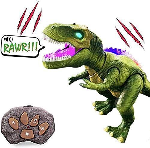 WISHTIME Remote Control Dinosaur ElectricToy Kids RC Animal Toys LED Light  Up Dinosaur Walking and Roaring Realistic T-Rex Robot Toys For Toddlers  Boys Girls, Furniture & Home Living, Cleaning & Homecare Supplies,