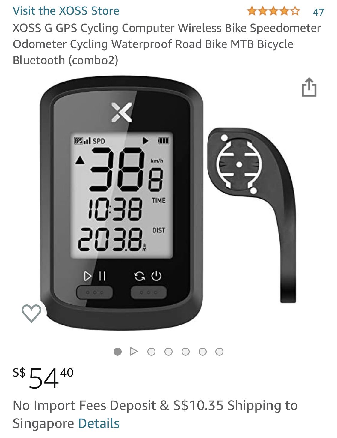 XOSS G GPS Cycling Computer Wireless Bike Speedometer Odometer Cycling Waterproof Road Bike MTB Bicycle Bluetooth combo2 Sports Equipment Bicycles Parts Parts Accessories on Carousell