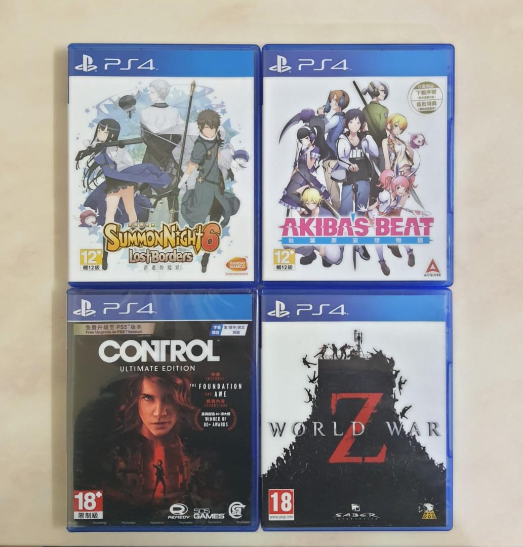 Ps4 Game 可換game 全中字 召喚夜響曲6 秋葉原妄想物語world War Z Wwz Control 另收call Of Duty Cold War Assassin S Valhalla 卡卡洛特