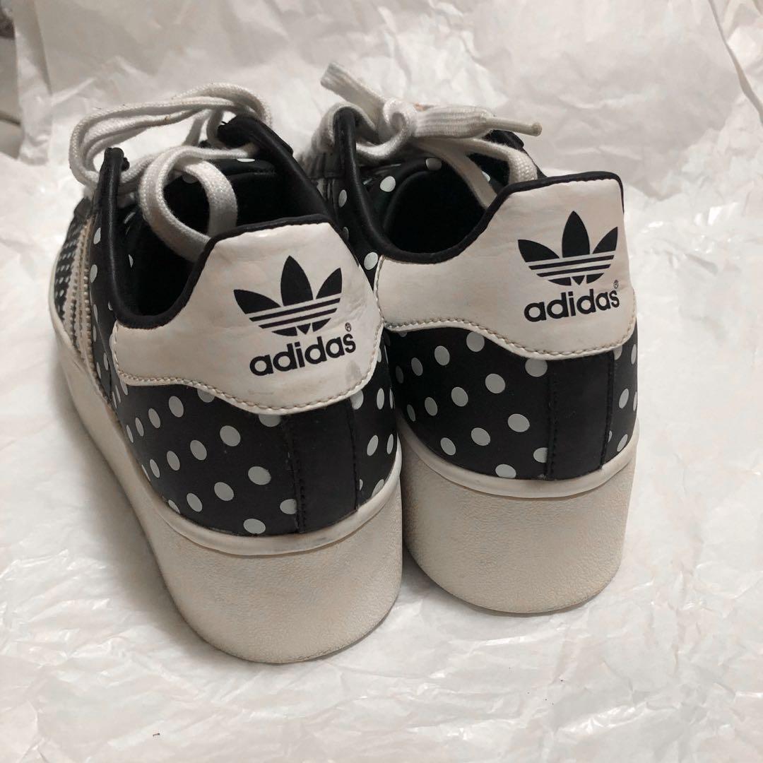 23.5cm ADIDAS superstar 2 platform up EF