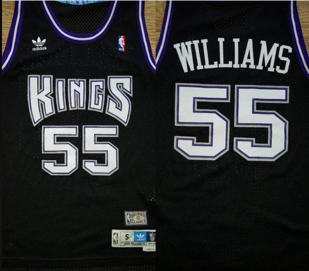 Men's Sacramento Kings #55 Jason Williams Jersey 