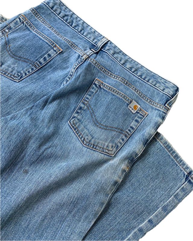 90s Carhartt Bootcut Jeans, Men's Fashion, Bottoms, Jeans on Carousell