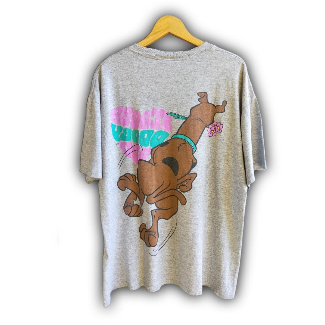 Vintage 90s Scooby Doo (Category: Vintage Collectibles) located in San Fernando. Submitted by graileditemsph (Listing ID 1065857444, Image 2). Description: Vintage 1998 Scooby Doo Double sided print xl on tag 23/29 issue: small pinhole no stains.