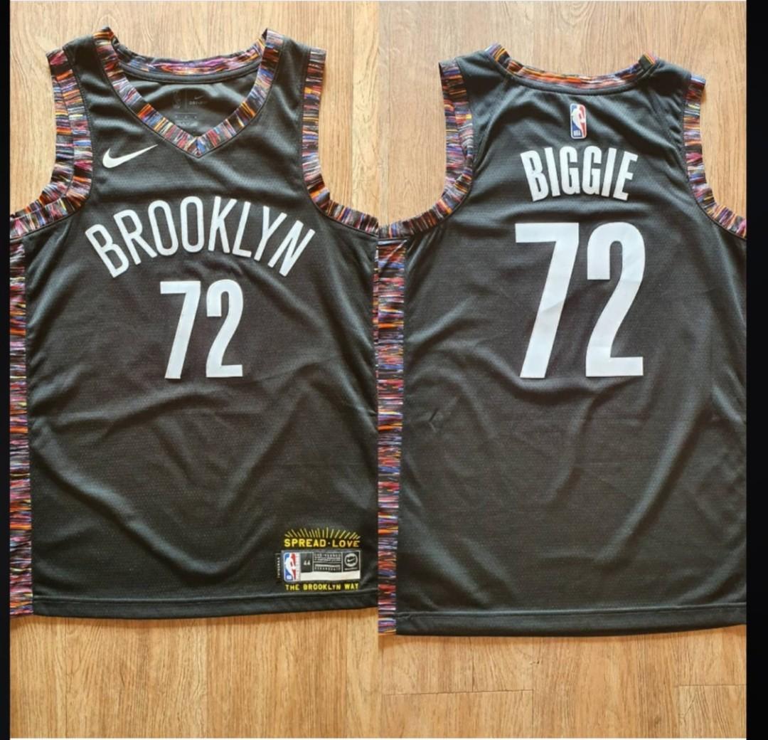 Notorious B.I.G Biggie Swingman Collector Edition Jersey - Brooklyn Nets