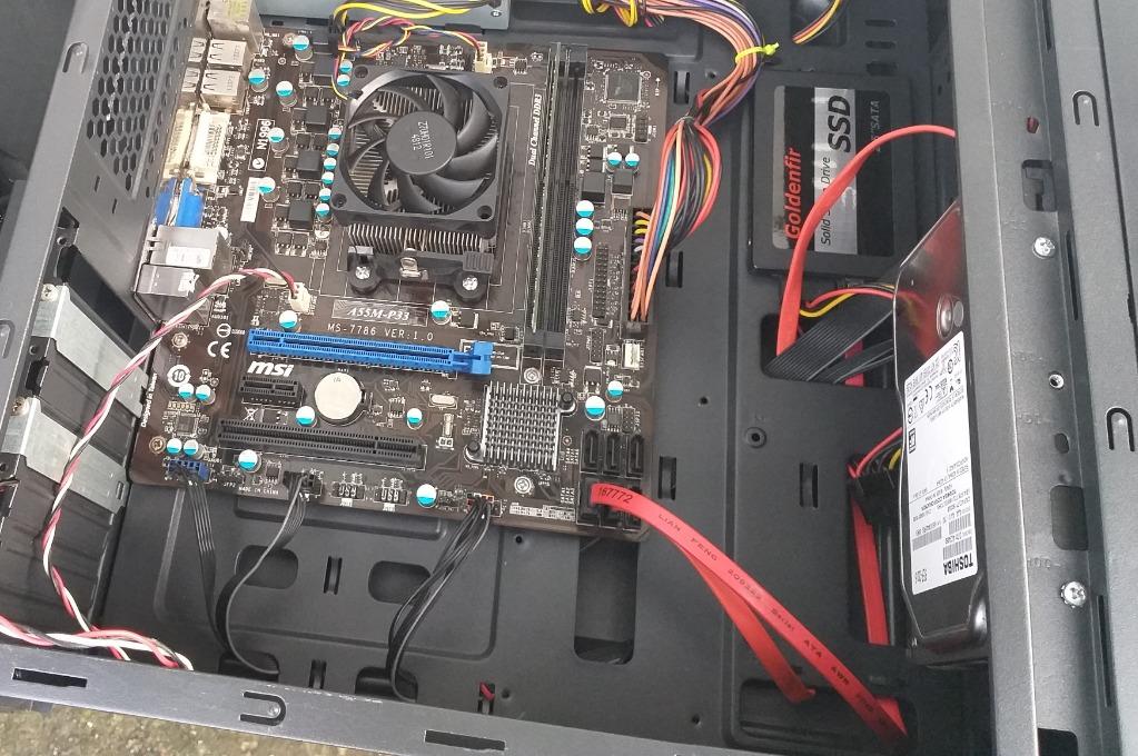 AMD cpu/system unit, Computers & Tech, Parts & Accessories, Computer ...