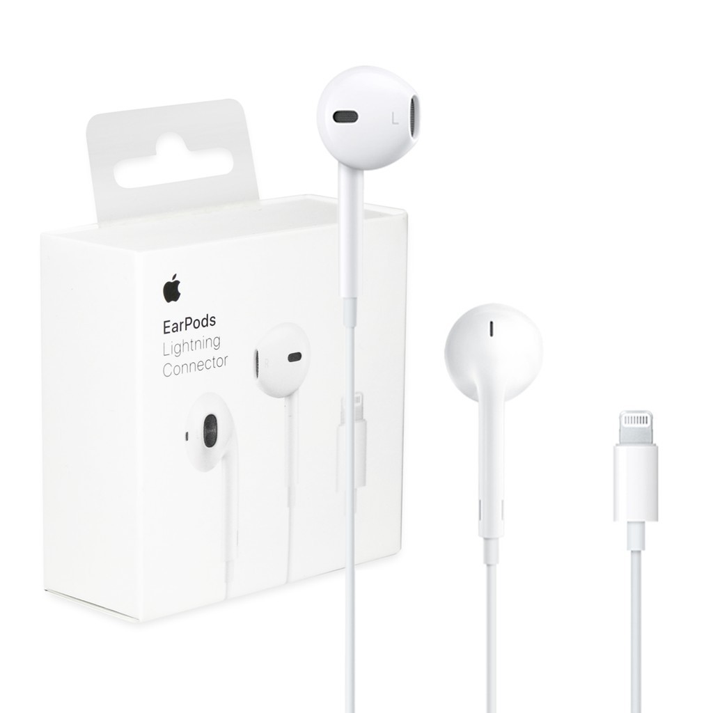 Apple Earphone with Lightning Connector iPhone 7/7+,8/8+, X/Xr/Xs/XsMax,  Mobile Phones  Gadgets, Mobile  Gadget Accessories, Chargers  Cables on  Carousell