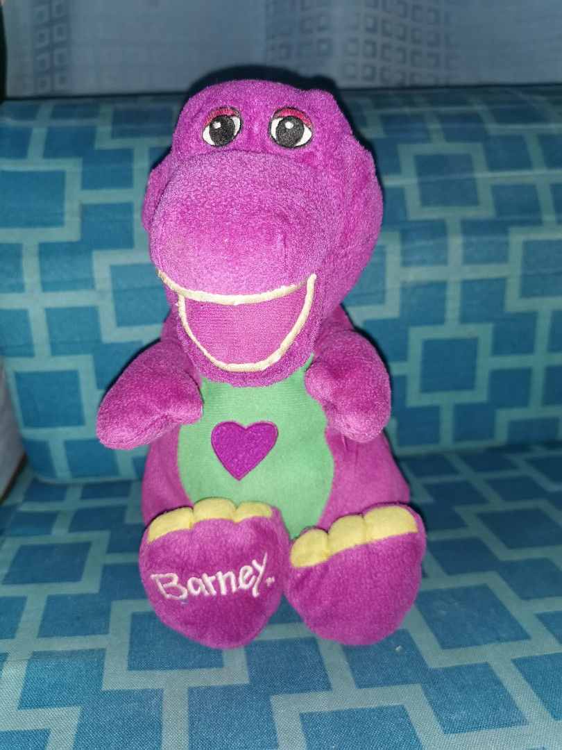 Barney Singing I Love You Stuffed Toy, Babies & Kids, Infant Playtime On  Carousell