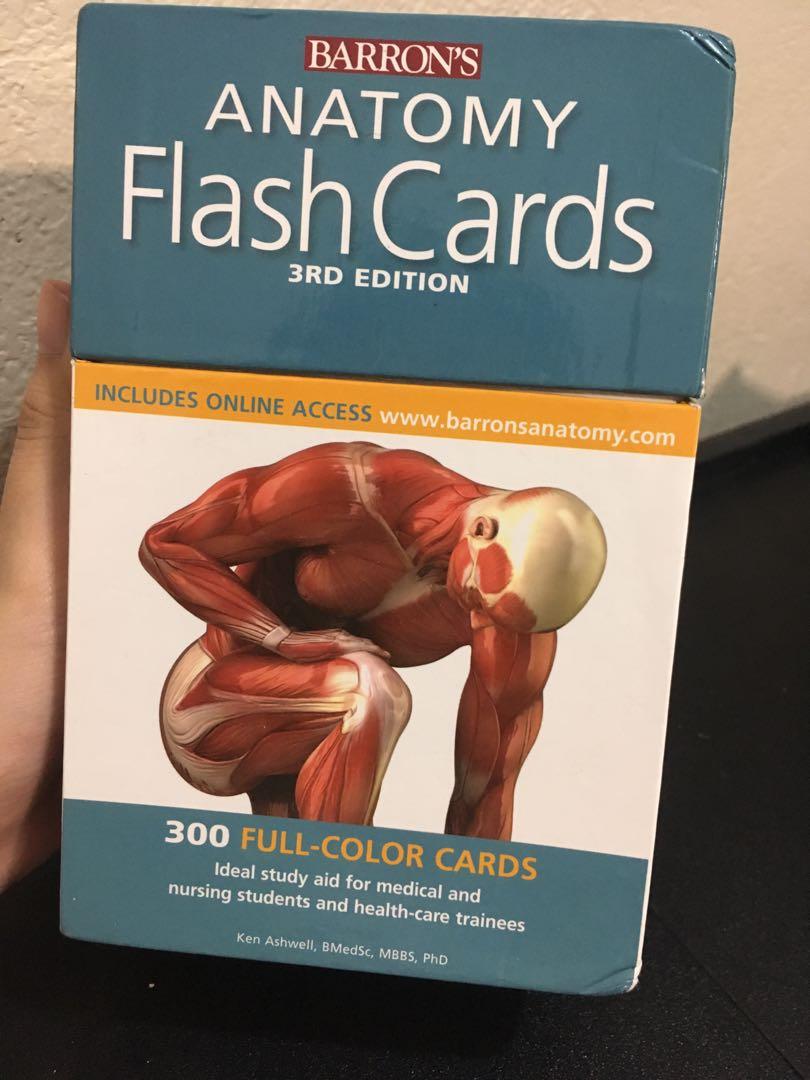 Barron’s Anatomy Flash Cards, Hobbies & Toys, Books & Magazines