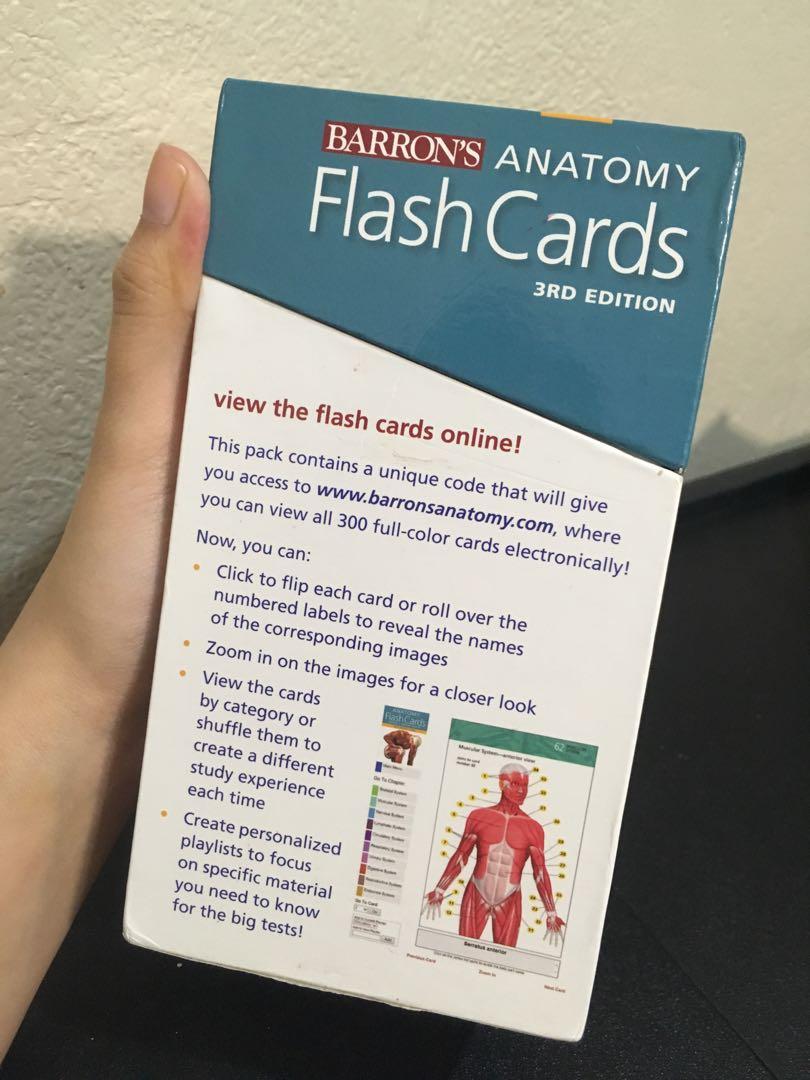 Barron’s Anatomy Flash Cards, Hobbies & Toys, Books & Magazines