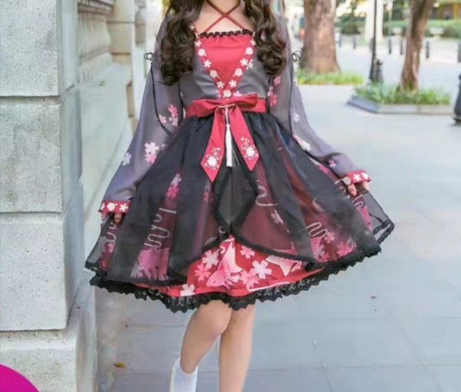 Red lolita dress online