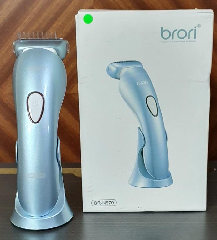 Brori Electric Lady Shaver Womens Razor Bikini Trimmer For Women Legs Underarms Wet And Dry Rechargeable Waterproof Cordless With Led Light Beauty Personal Care Men S Grooming On Carousell