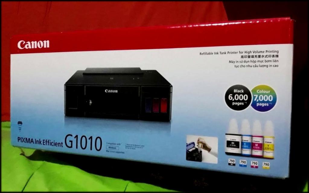 Canon Pixma G1010 Ink Tank Single Function Printer Brandnew Computers Tech Printers Scanners Copiers On Carousell