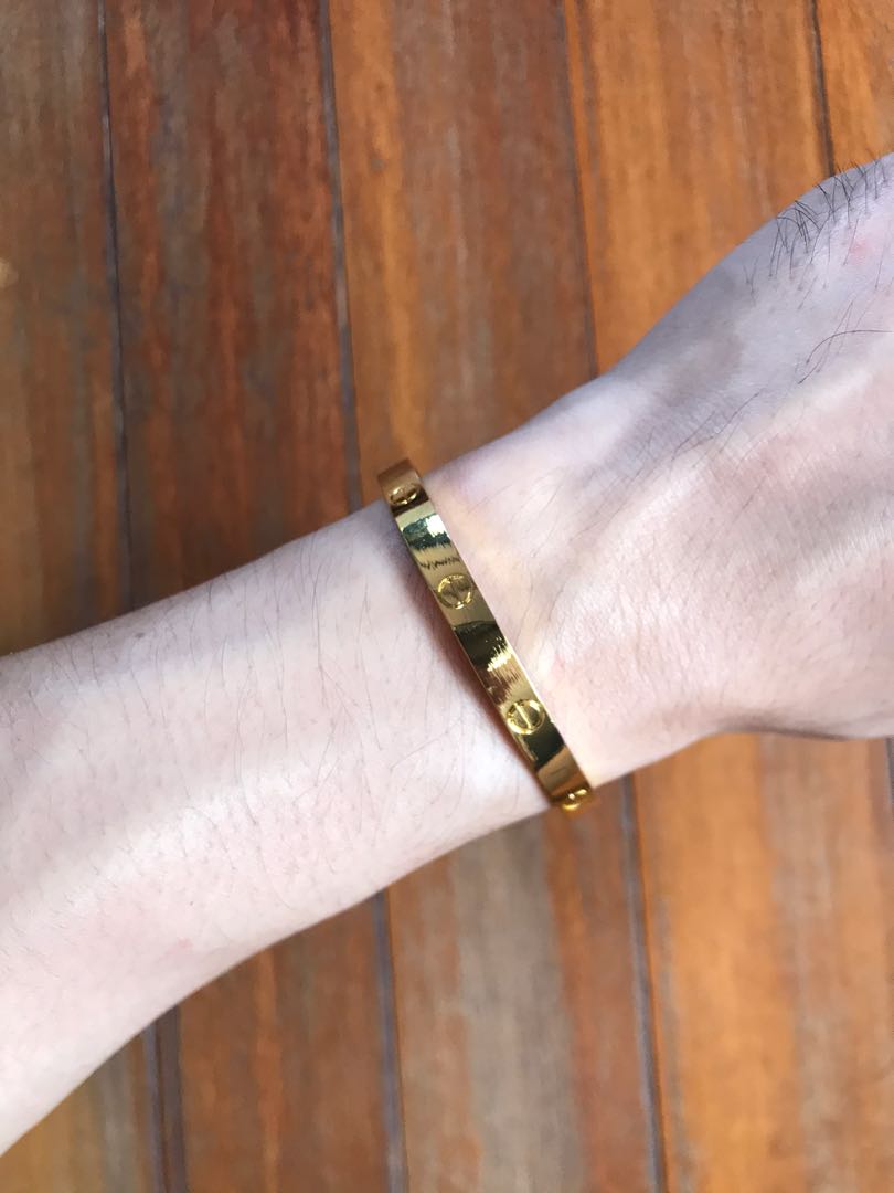Cartier Love bracelet in titanium gold 