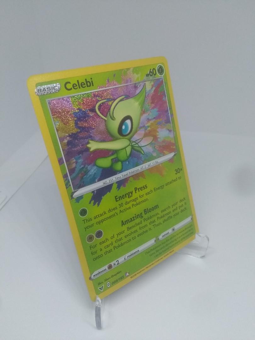 Celebi Amazing Rare 009 185 Pokemon Card Toys Games Board Games Cards On Carousell Celebi Amazing Rare 009 185 Pokemon Card Toys Games Board Games Cards On Carousell