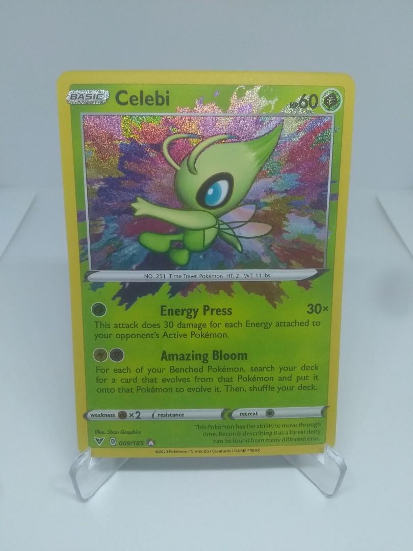 Celebi Amazing Rare 009 185 Pokemon Card Toys Games Board Games Cards On Carousell Celebi Amazing Rare 009 185 Pokemon Card Toys Games Board Games Cards On Carousell