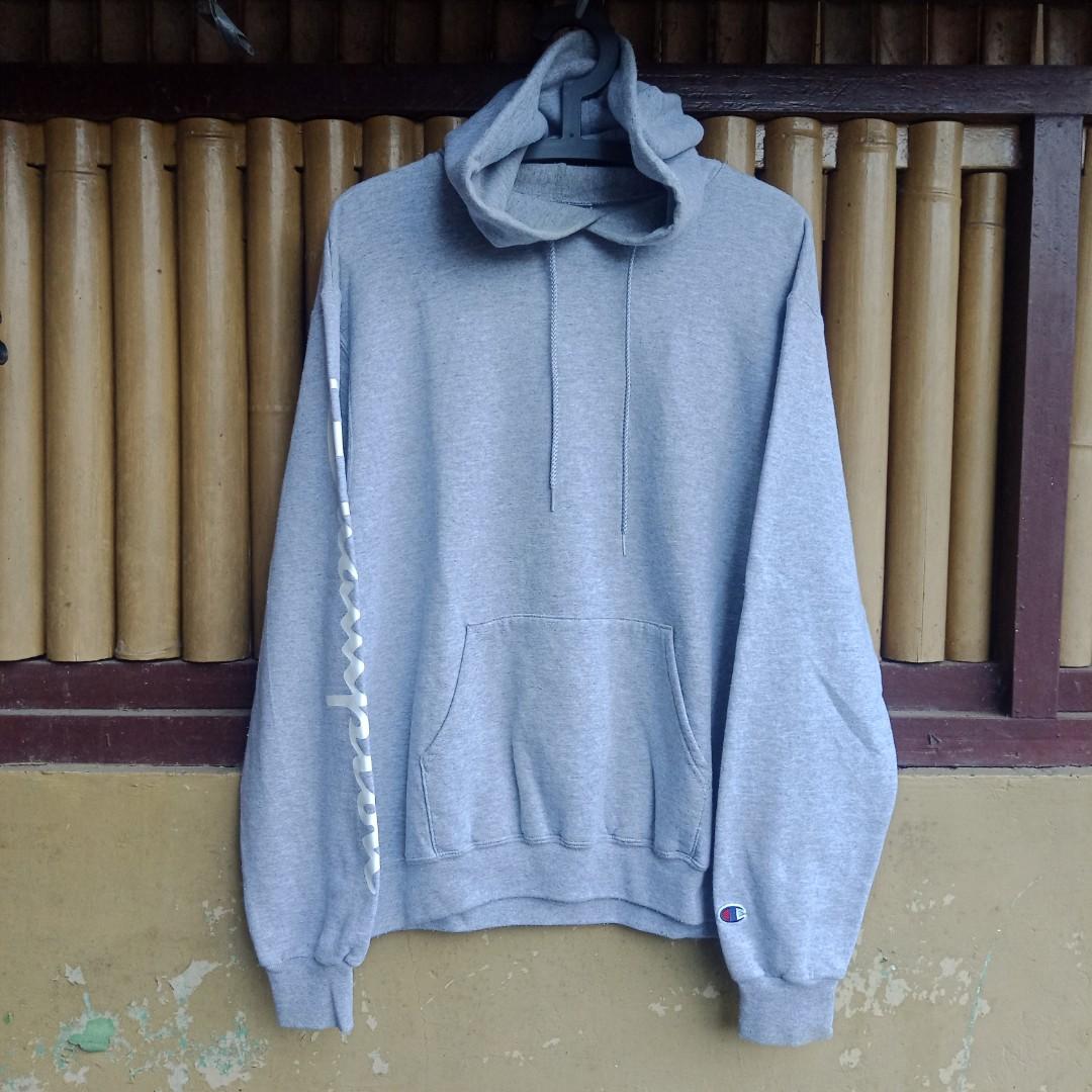 Champion hoodie side online script