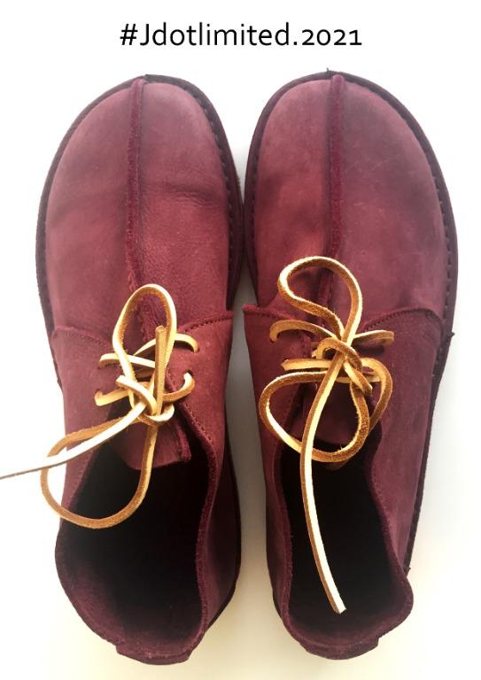 Clarks desert trek burgundy store