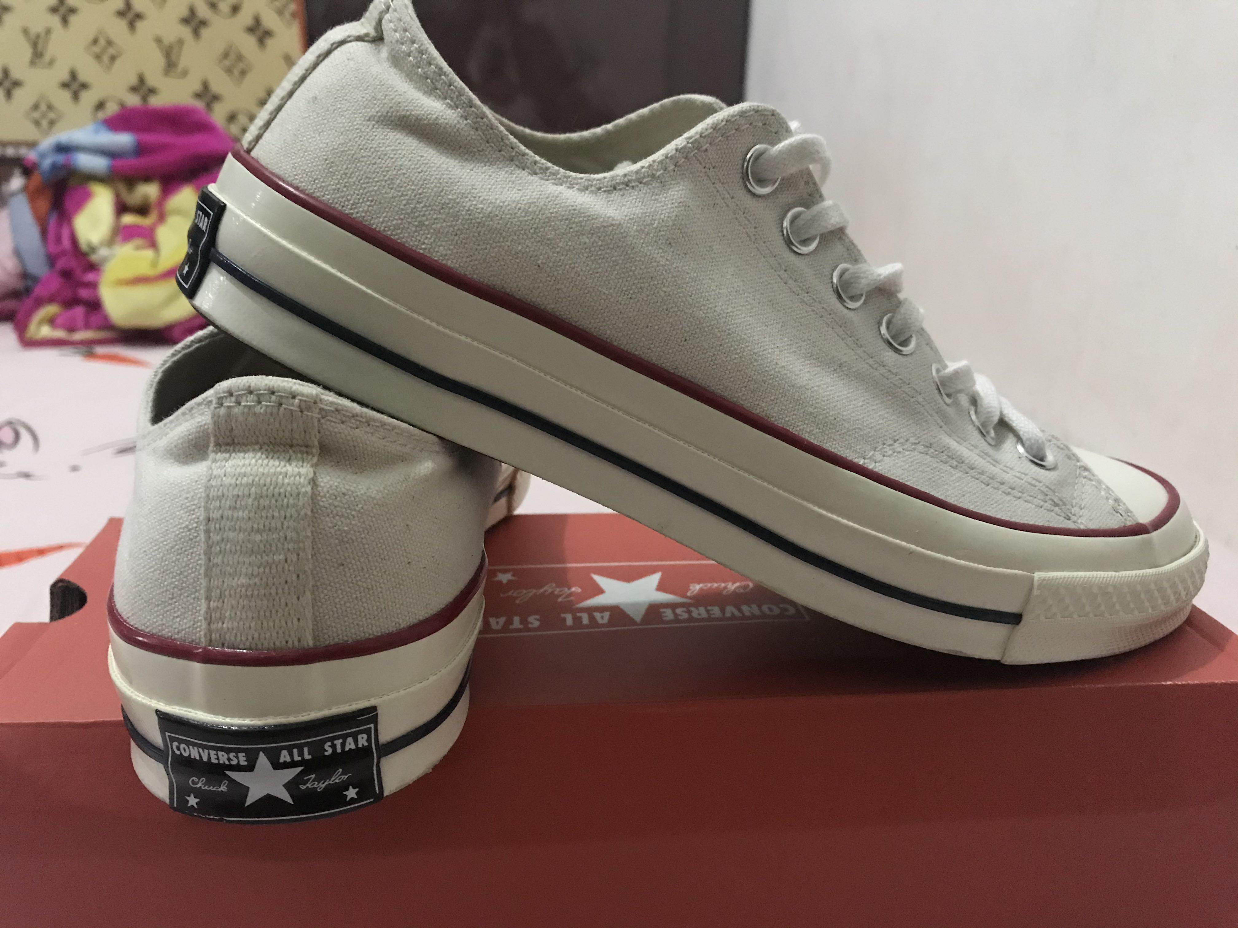 Converse 70s Low Original Parchment Fesyen Pria Sepatu Sneakers di Carousell