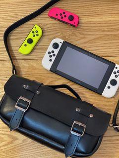 Custom Nintendo Switch Leather Bag