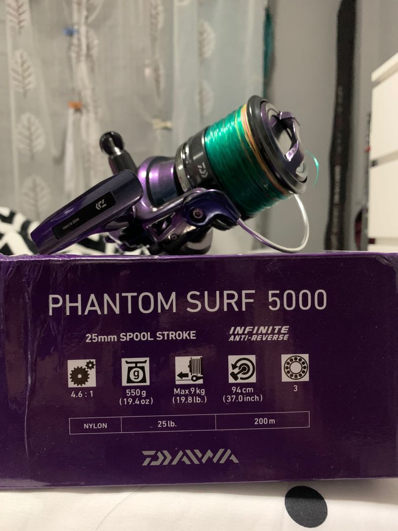 Daiwa Phantom Surf Fishing Reel Sports Equipment Fishing On