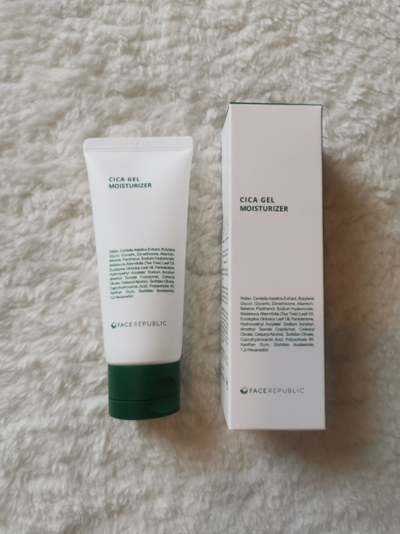cica gel moisturizer