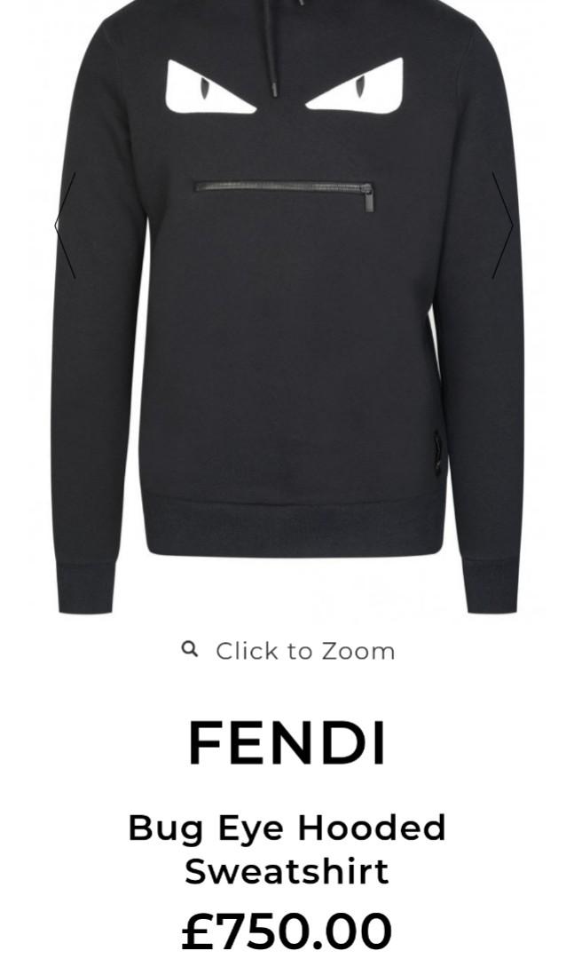 Fendi discount hoodie eyes