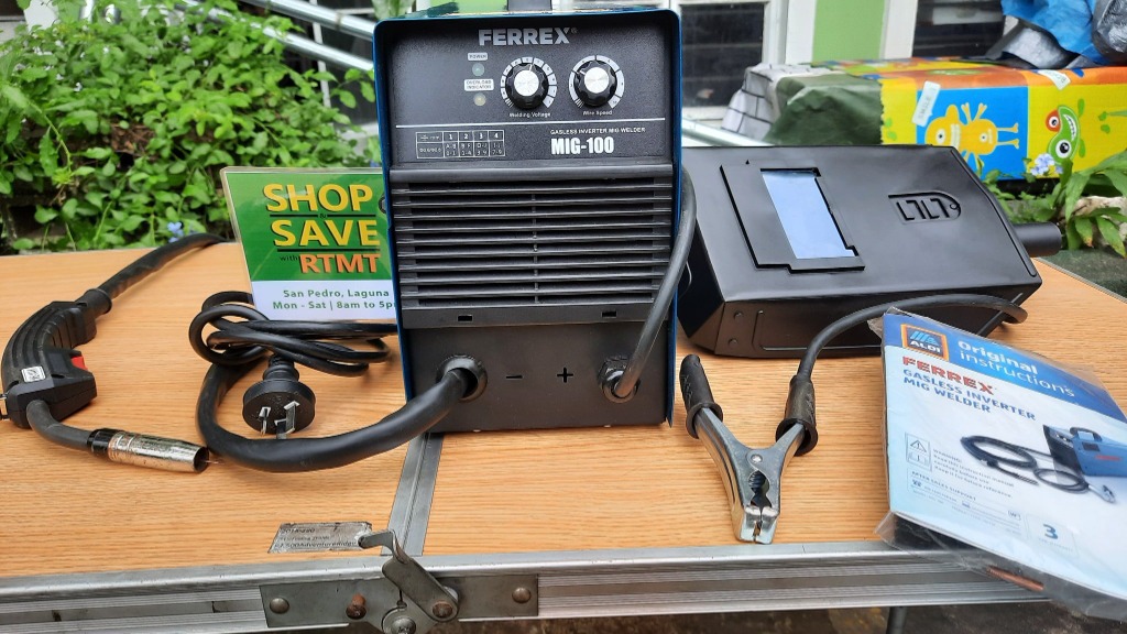 Ferrex MIG Welding Machine Gasless Inverter 100A Commercial