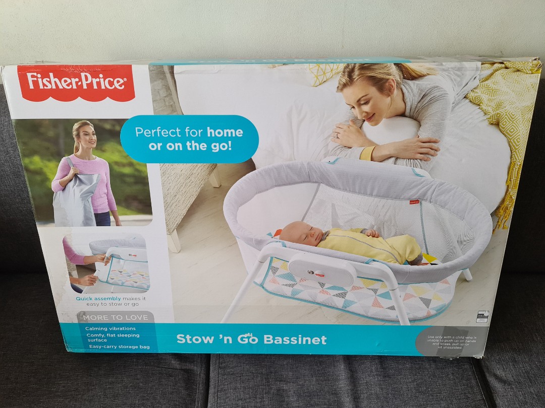 fisher price stow and go bassinet
