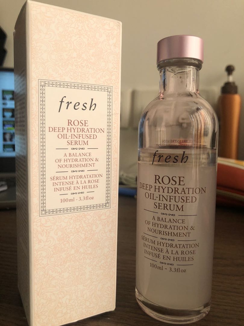 Fresh Rose Deep Hydrating Oil Infused Serum Health Beauty Skin Bath Body On Carousell
