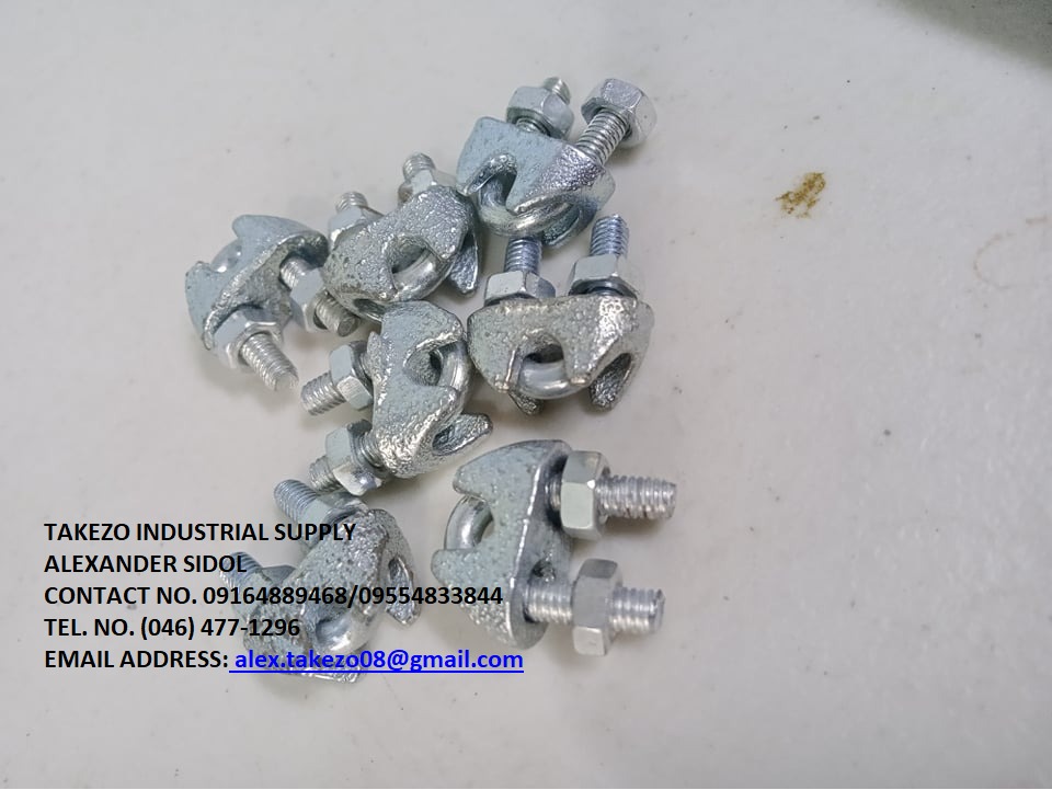GI WIRE ROPE CLIP, Commercial & Industrial, Construction Tools ...