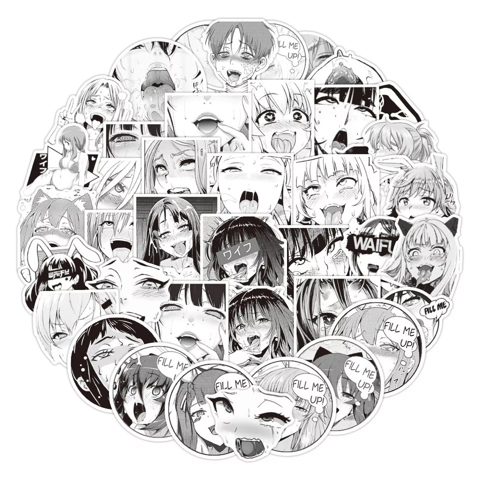 Hentai waifu anime sticker pack 50 pc, Hobbies & Toys, Memorabilia &  Collectibles, J-Pop on Carousell