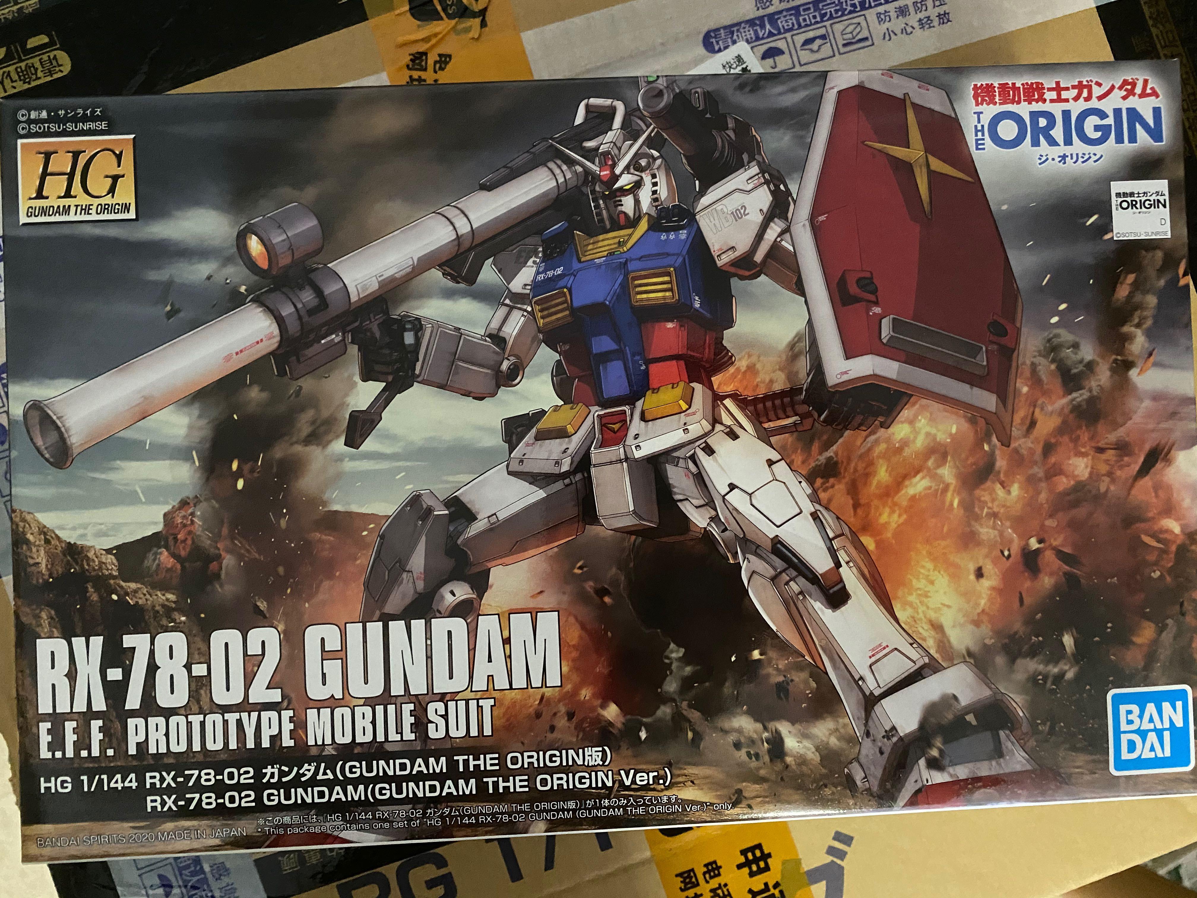 Hg Gundam The Origin Gto Rx 78 2 1 144 Hobbies Toys Toys Games On Carousell