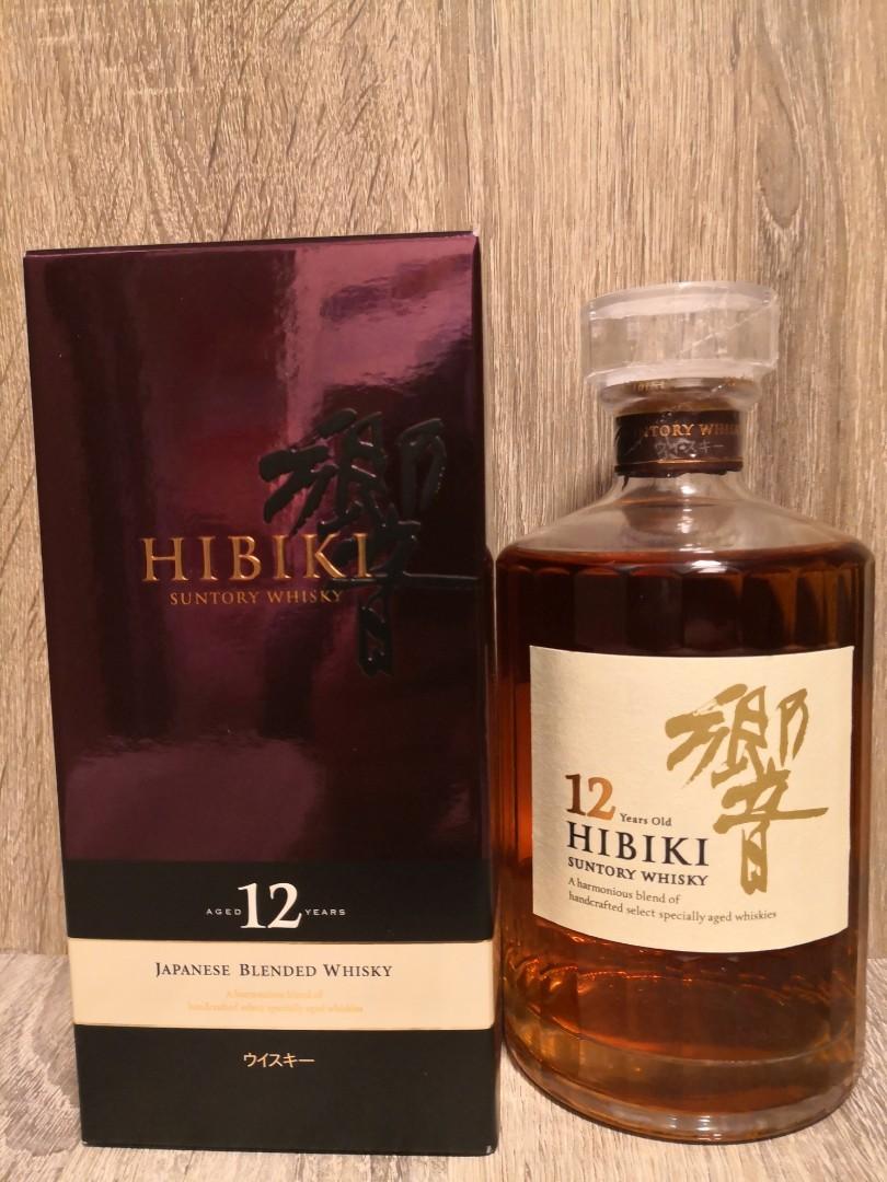 Hibiki 響12年700ml, 嘢食& 嘢飲, 酒精飲料- Carousell