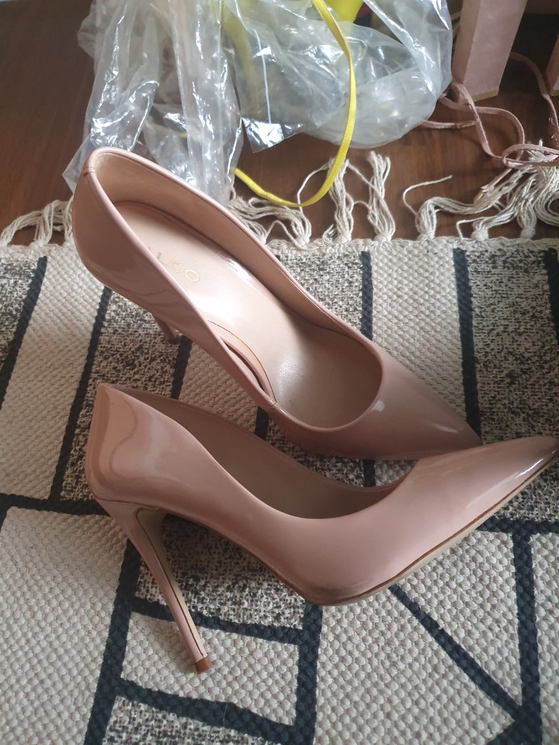 Aldo nude high heels sale