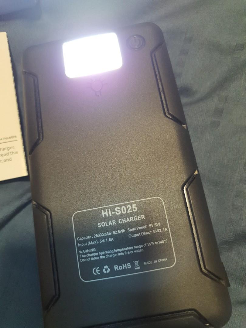 Hiluckey SOLAR CHARGER HIS025, Mobile Phones & Gadgets, Mobile